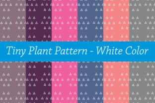 Download Tiny Plant Pattern White - Pattern Collection