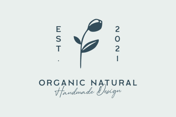 Download Elegant Hand Drawn Floral Logo Premium - Floral logo Collection