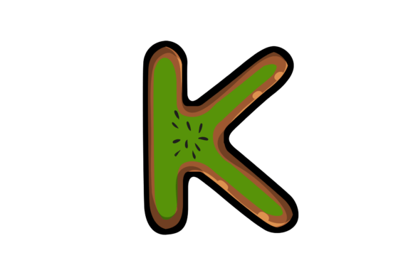 Download Kiwi for K Alphabet Illustration - Premium Resources