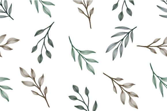 Download Simple Leaves Seamless Pattern - Premium Resources