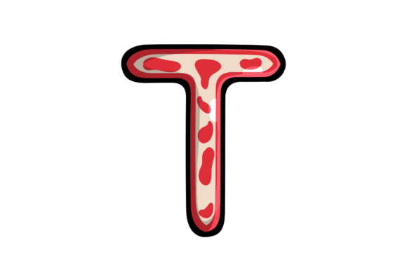 Download The T Stickers Alphabet Illustration - Alphabet illustration Collection