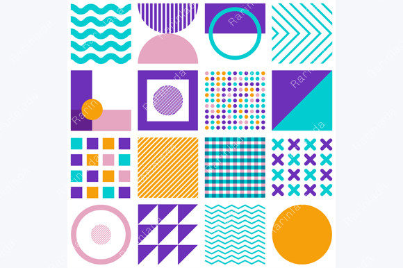 Download Geometric Simple Shapes Minimal Pattern - Pattern Collection