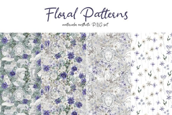 Download Flowers &amp; Sculptures Fine Art Patterns - Pattern Collection