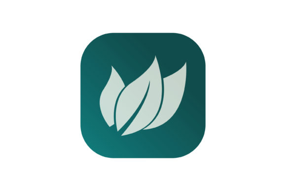 Download Three Simple Leaves Vector Apps Icon - Simple leaves Collection